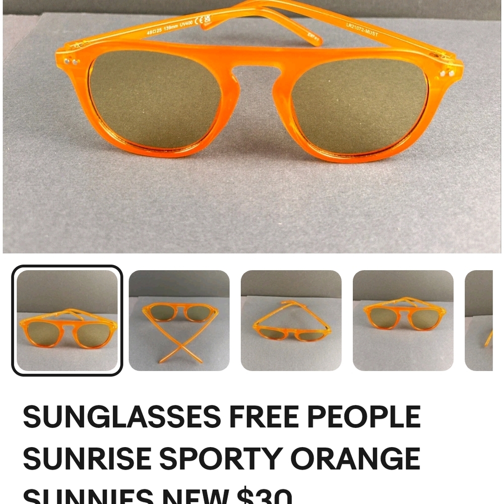Free People Orange Party Supplies